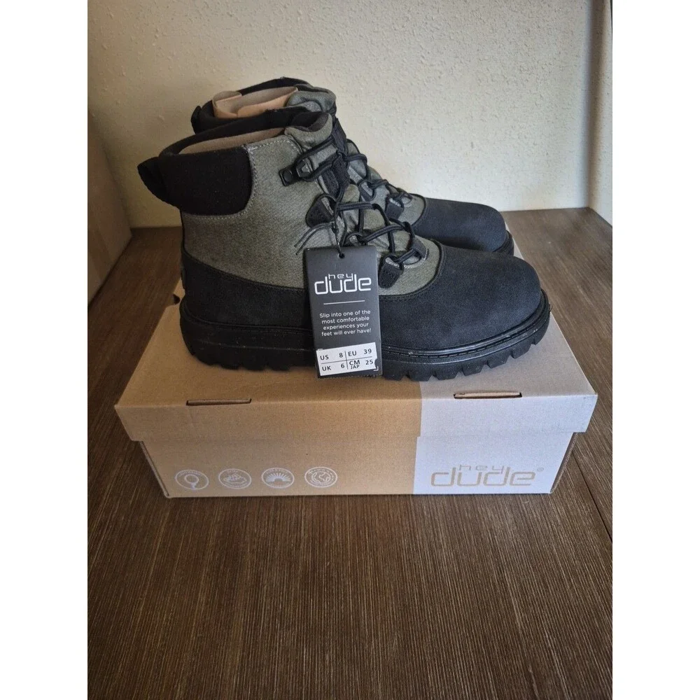Hey Dude Women's Tonya Eco Shield Boot Black 122504900 US Size 8